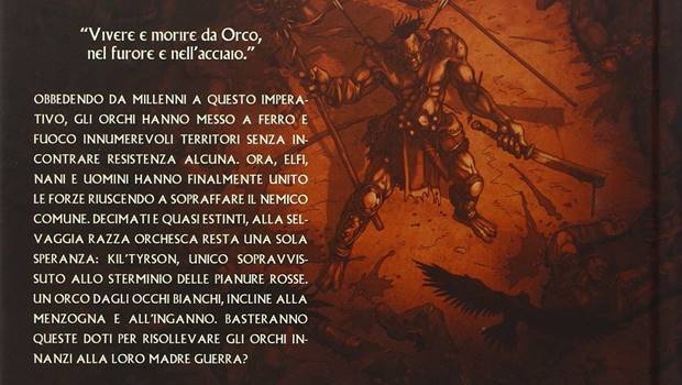 la guerra degli orchi retro libro