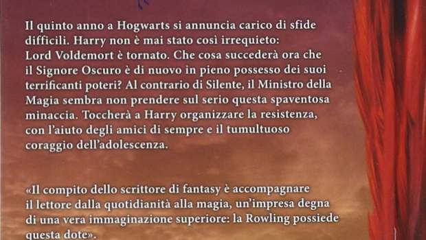 Harry Potter e l'Ordine della Fenice retro